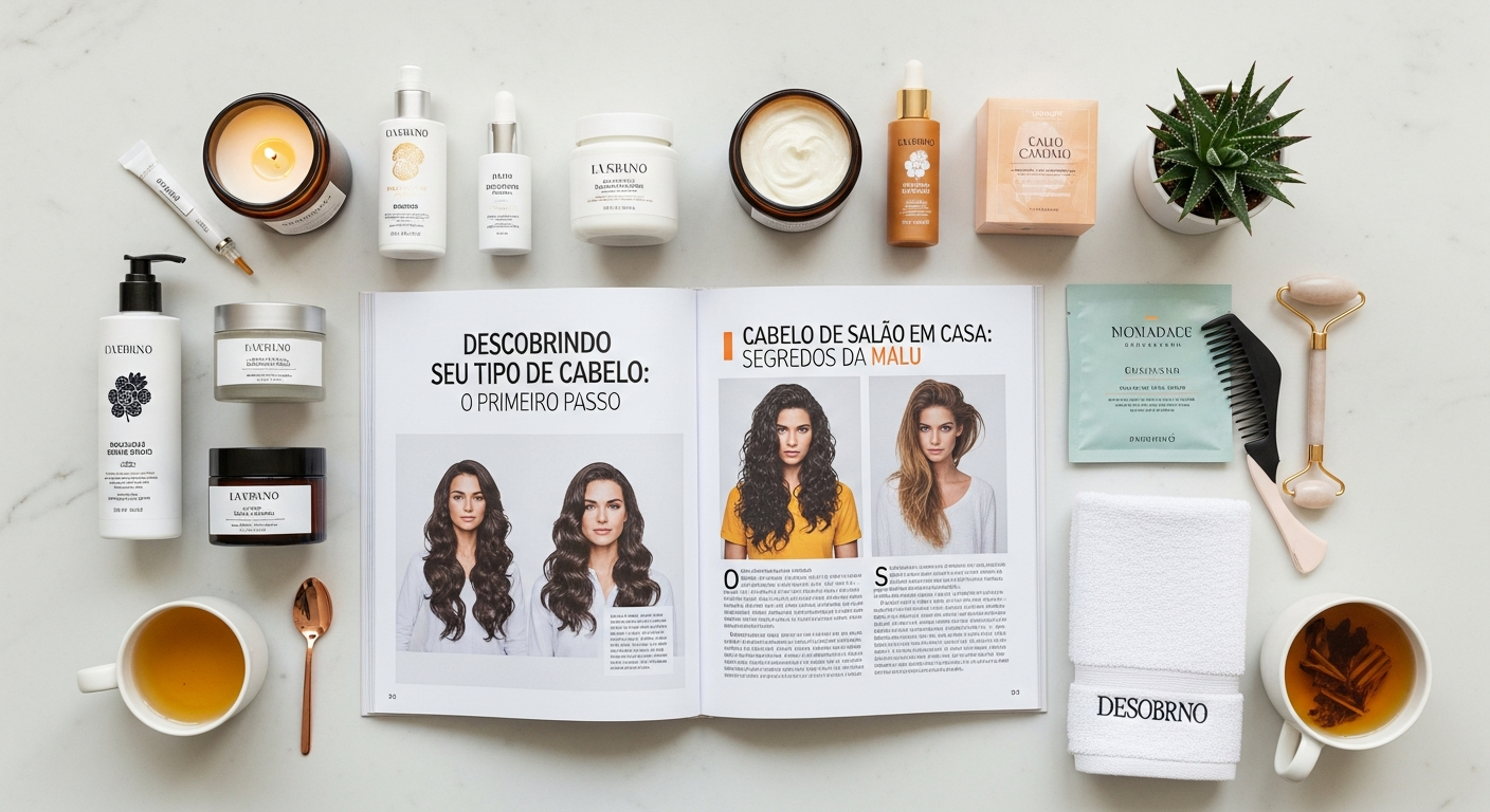 Descobrindo Seu Tipo de Cabelo O Primeiro Passo - Cabelo de Salão em Casa Segredos da Malu