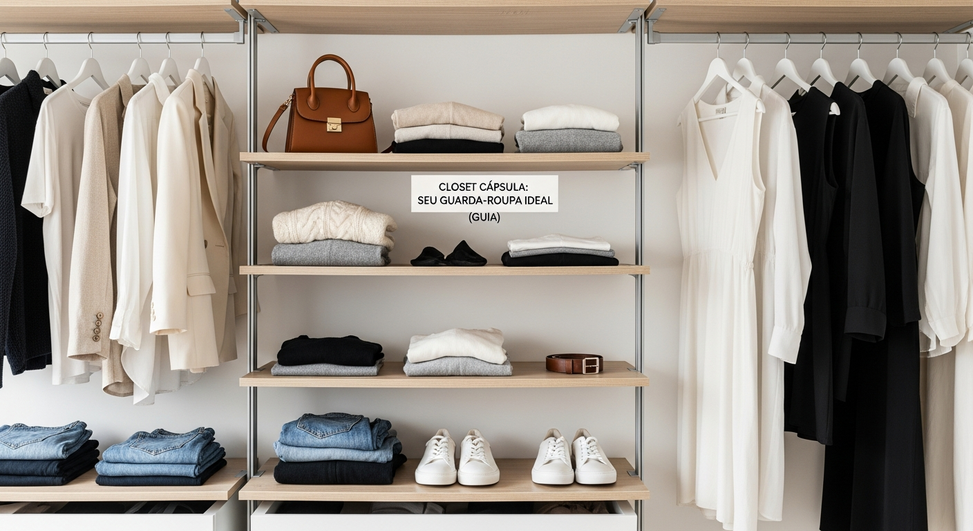 O Que É Exatamente um Closet Cápsula - Closet Cápsula  Seu Guarda-Roupa Ideal (Guia)