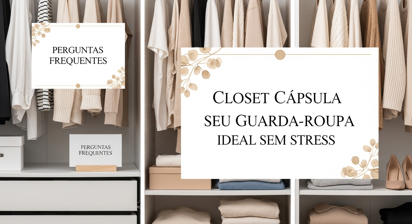 Perguntas Frequentes - Closet Cápsula Seu Guarda-Roupa Ideal SEM Stress