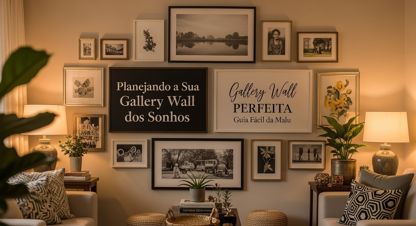 Planejando a Sua Gallery Wall dos Sonhos - Gallery Wall PERFEITA Guia Fácil da Malu