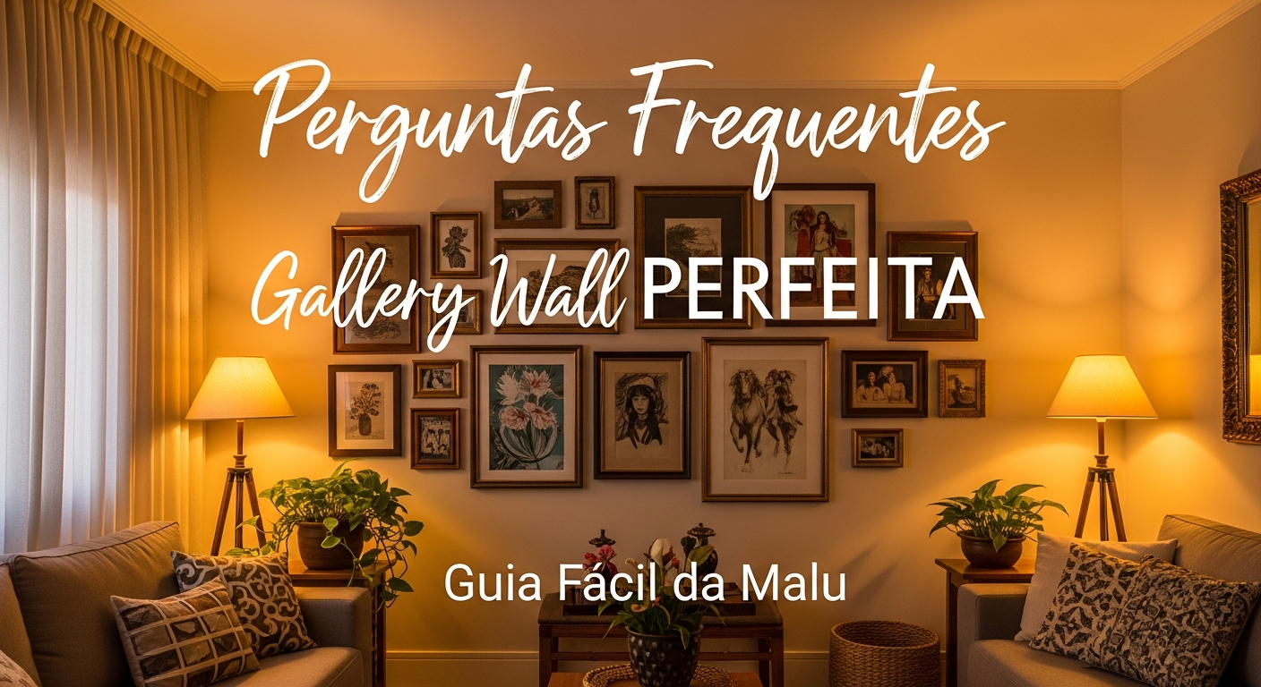 Perguntas Frequentes - Gallery Wall PERFEITA Guia Fácil da Malu