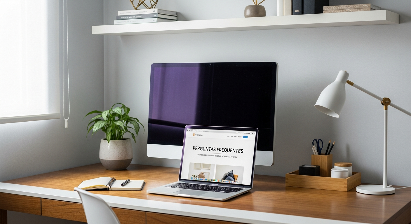 Perguntas Frequentes - Home Office Pequeno Organize Já  Dicas da Malu