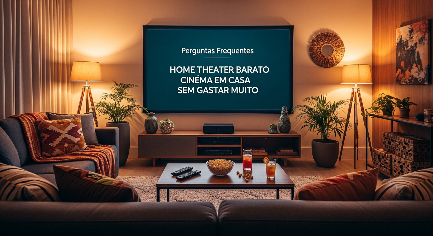 Perguntas Frequentes - Home Theater Barato Cinema em Casa SEM Gastar Muito