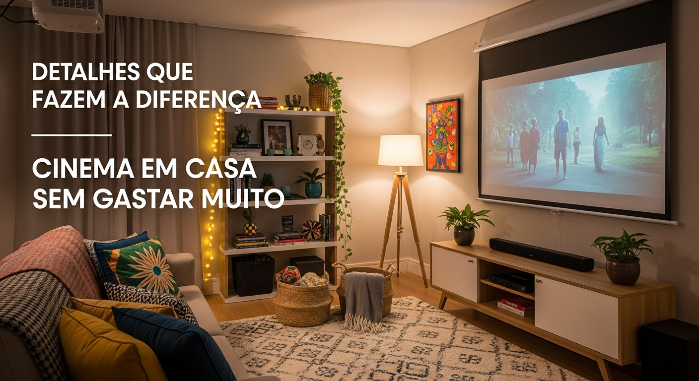 Detalhes que Fazem a Diferença - Home Theater Barato Cinema em Casa SEM Gastar Muito