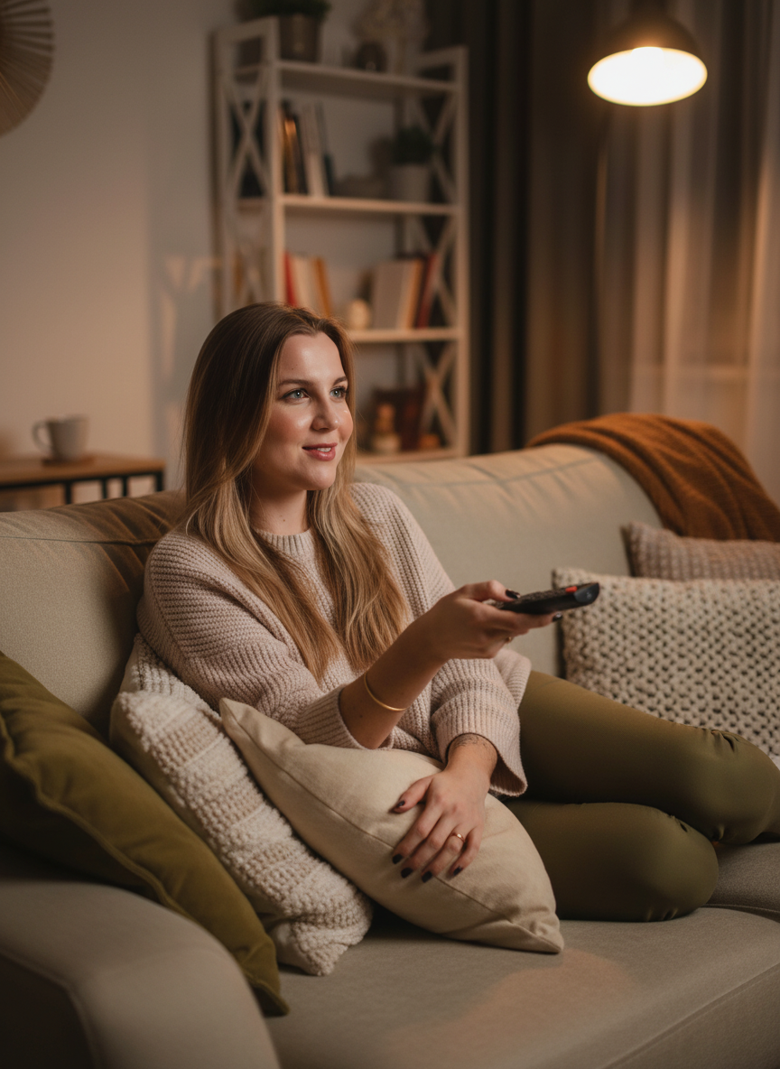 Malu usando Fire TV Stick Lite