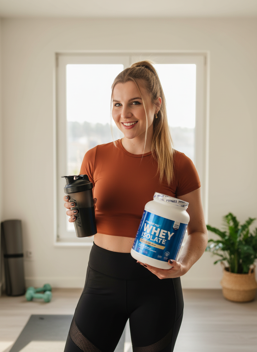 Malu usando Whey Protein Growth 1kg