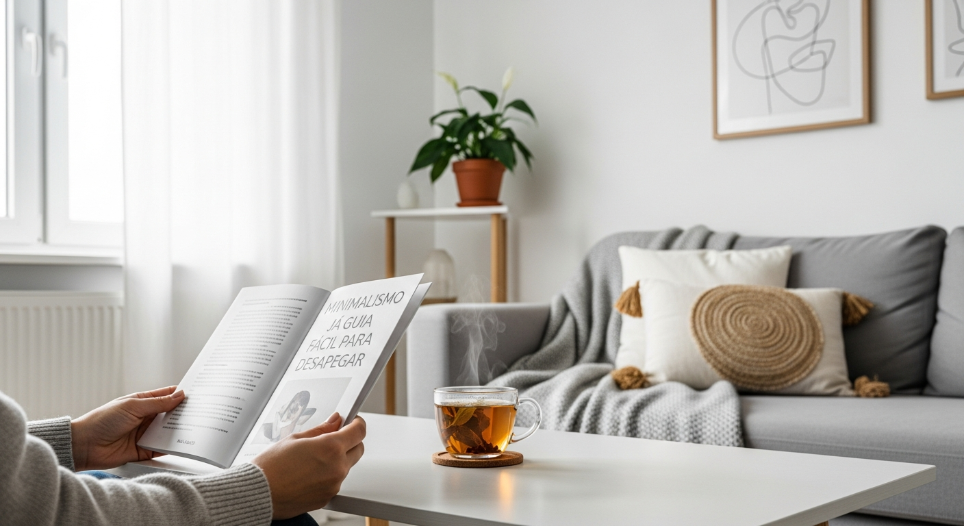 Minimalismo e Decoração Menos é Mais - Minimalismo Já Guia Fácil Para Desapegar (Malu Saade)