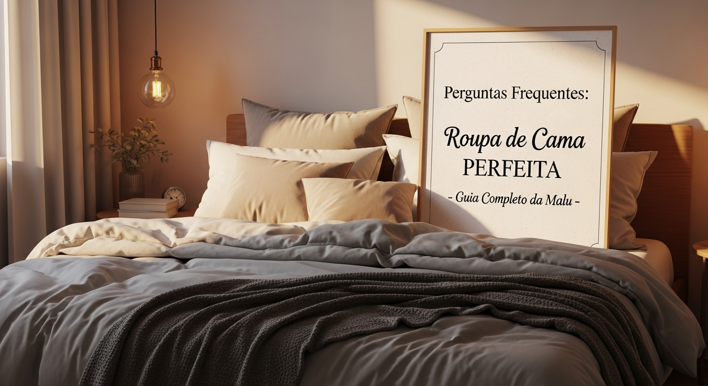 Perguntas Frequentes - Roupa de Cama PERFEITA Guia Completo da Malu