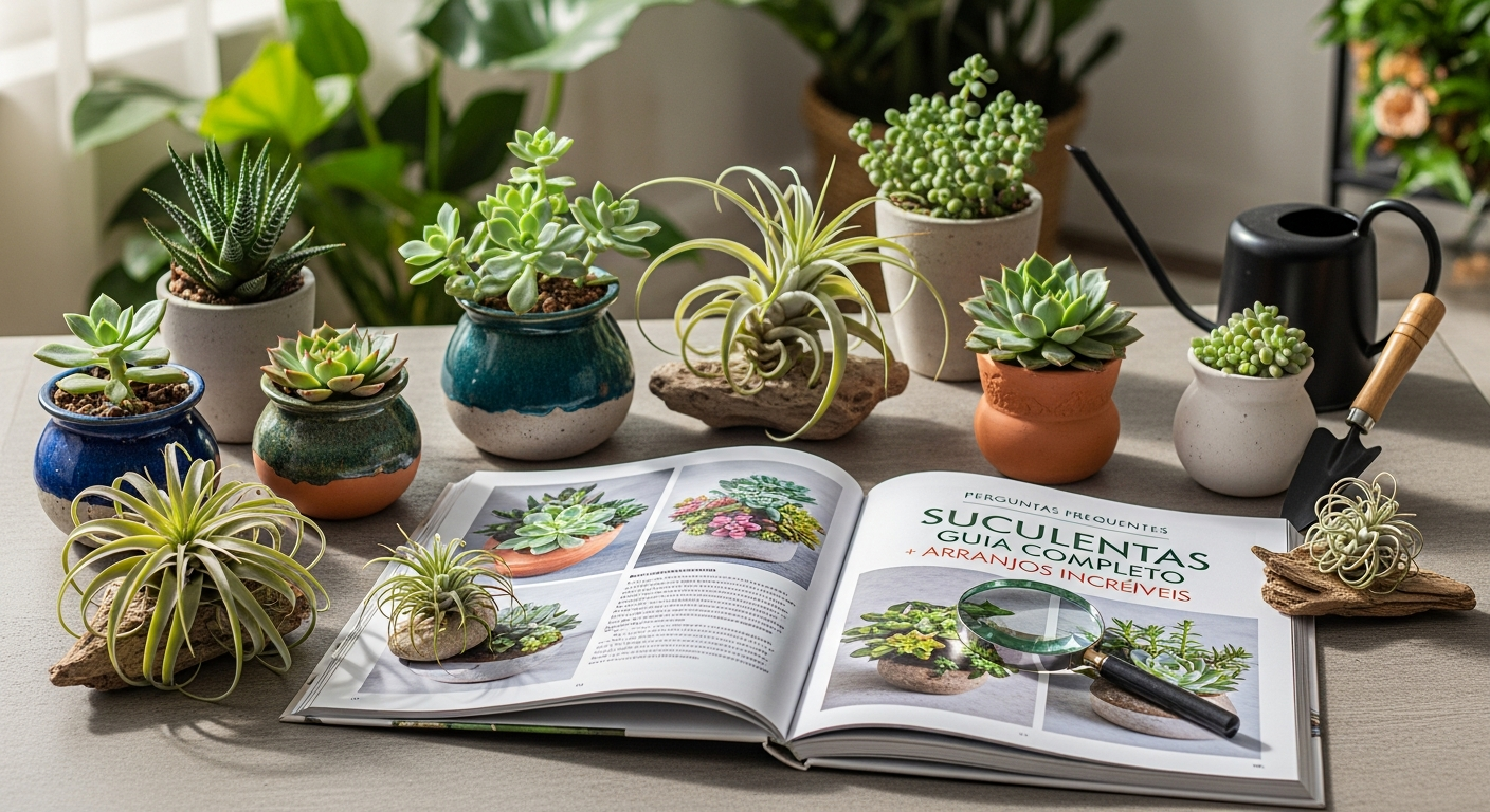 Perguntas Frequentes - Suculentas Guia Completo + Arranjos INCRÍVEIS